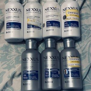 New 7 Nexxus Humectress Conditioner & Therappe Shampoo Set — Silver/White